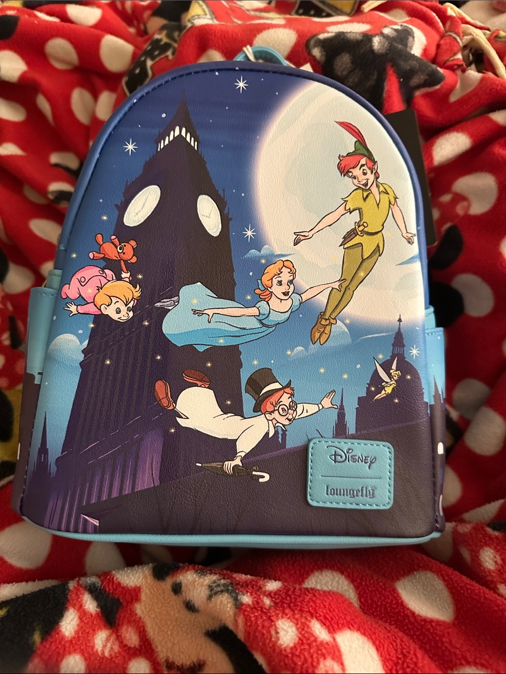 Loungefly Disney Peter Pan Night Flight Mini Backpack - Picture 4 of 5